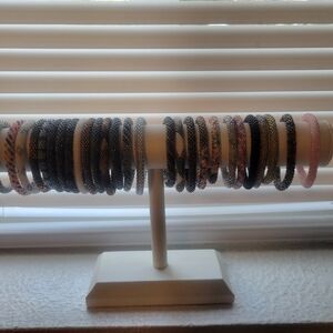 SASHKA/CO Bracelets (25) & White Stand